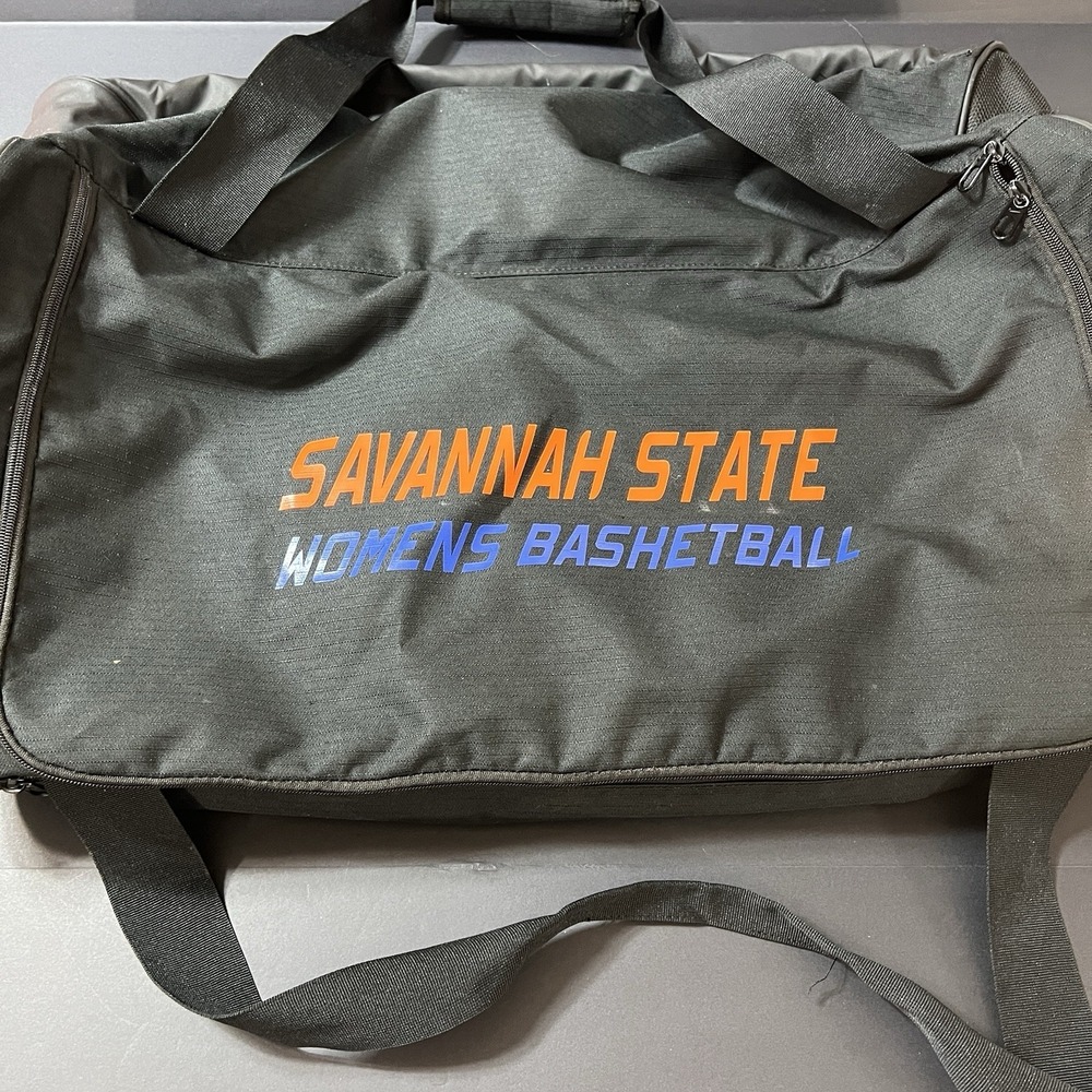 Nike Savannah State Women's Basketball Black Duffle Bag w/ Strap Athletic Sports